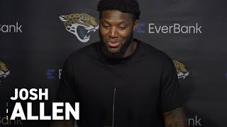 Josh Allen Reacts After Signing Long-Term Deal | Press Conference | Jacksonville