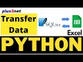 Data Transfer between SQLite and Excel Page using Pandas DataFrame  and SQLAlchemy connection