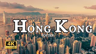 10 Best Places to Visit in Hong Kong 🏰 | 4K Travel Video