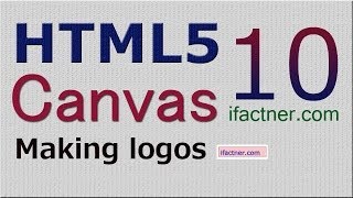 HTML5 Canvas tutorial, Text ouline 3, CSS3 Javascript 10