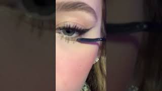 How To Do Eyeliner With Eyeshadow  🛍️Best Makeup Eyes 🛒 Amazon Beauty #shorts