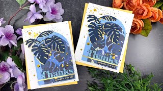 Patterned Paper Inspired Cards | SSS Tropical Leaf Bunch