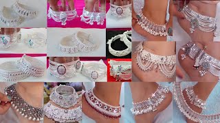 Latest heavy silver payal designs with weight and price || latest bridal payal designs | बहुत ही