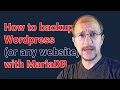 How to backup Wordpress with MariaDB