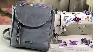 Making the Karvi Mini Backpack by Bagstock Designs - At 110%!