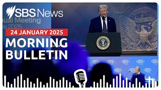 Trump calls for end to Russia's war in Ukraine | Morning News Bulletin 23 January 2025