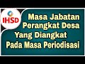 MASA JABATAN PERANGKAT DESA MASA PERIODISASI