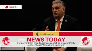 🛑 Hungary's Orban says Trump's comeback as president 'only serious chance' for end of Ukr | TGN News