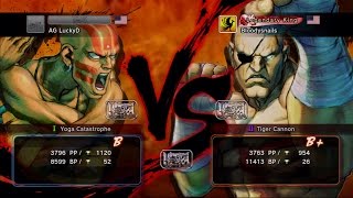 AG LuckyD [Dhalsim] vs Bloodysnails [Sagat] USF4