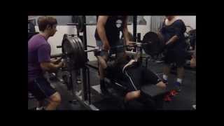 EliteFTS Sponsored Powerlifter Brian Schwab Single Ply Bench Opener, 10/14/14