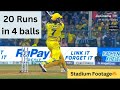 Dhoni’s 3 sixes in 3 balls | Dhoni Entry In Ground |#cskvsmi #dhoni #dhonientry  #msdhoni #wankhede