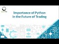 Importance of Python in the future of Trading