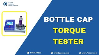 Bottle Cap Torque Tester #pacorr #machine #qualitymanufacturing #business #qualitytesting