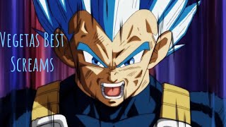 Vegeta Top 5 Best Screams in Super