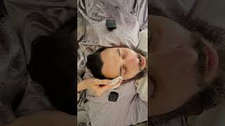 ASMR SNORING FACIAL, FACE RUBBING, HAIR PLAY