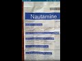 nautamine travel sickness ថ្នាំបាត់ពុលឡាន