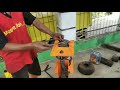 Cara buat pres spring coil shocbreaker dengan bekas worm stir