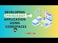 💻 Develop Spring Boot 3 Applications with Github Codespaces | #java #springboot #github #codespaces