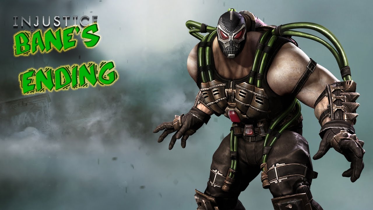 Injustice: Gods Among Us | Bane Ladder Matches With Bane's Ending - YouTube