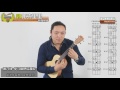 ukulele 教學 l09 0 學彈c chord 和 f chord 高把位音階