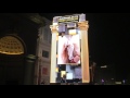 video marquee unveiled outside forum shops at caesars palace