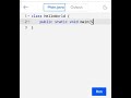 Print Hello World in Java #short #shorts #Studywithraj