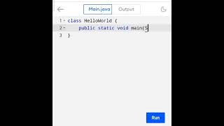 Print Hello World in Java #short #shorts #Studywithraj