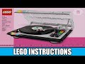 LEGO Instructions - Miscellaneous - 40699 - Retro Record Player