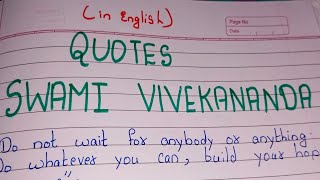 Swami Vivekanand Quotes in english // Slogans on Swami Vivekananda