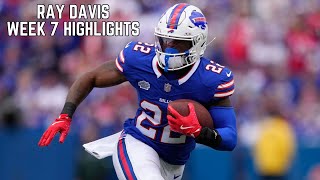 Ray Davis EVERY TOUCH vs Titans 🔥 | Bills vs Titans