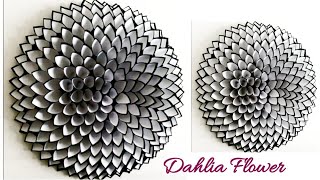 paper wall hanging | paper flower wall hanging | paper wall decor | easy paper craft  #wallhangings