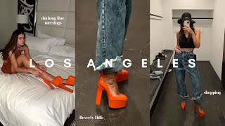 Los Angeles ♡ LOTS of shopping and eating, new tattoos, Beverly Hills + clothing line meetings!