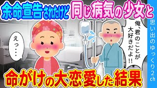 【2ch馴れ初め】「普通の女の子みたいな恋をして幸せだった…」中学時代に余命宣告された俺が同じ病気の少女と大恋愛した結果…　#2ch名作スレ