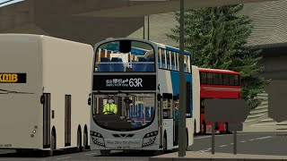 [Rec in 2024-02-11]OMSI 2 Cherryland Hong Shing Bus HSB 63R 乜林許願樹 → 櫻桃站