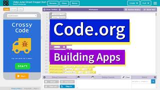 How to Make a Crossy Road Game in App Lab on Code.org CS Principles - AP Computer Science
