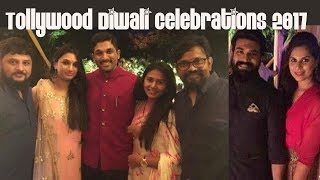 Telugu actors Diwali Celebrations 2017 || Chiranjeevi, Samantha, Ram Charan, Allu Arjun, Renu Desai