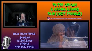 REACTION | PUTRI ARIANI & LEONA LEWIS - RUN | AGT 2023 FINALS