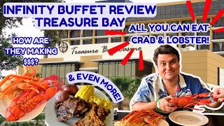 Treasure Bays INFINITY Buffet | ALL You Can Eat CRAB & LOBSTER! Our HONEST Food Review - Worth IT??