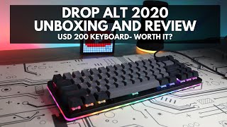 DROPping 200 dollars on a keyboard! Drop Alt 2020 Unboxing and Review. Is it worth it?