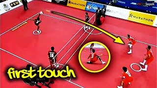 ตะกร้อสุดยอดสกิลการเปิดบอลแรก แบบเหนือชั้น | Most Epic Ball Controls Amazing First Touch | HD