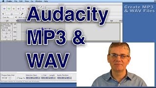 Audacity Tutorial How to Save a WAV or MP3 File | Export Sound Format Tutorial