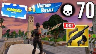 OG Fortnite Reload RANKED | High Kill Gameplay Win🏆 | Keyboard & Mouse 12K Sub