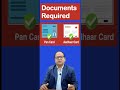 documents required for saving bank account kyc