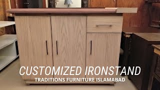 Customized Iron Stand with Quality Finish. Traditions Furniture Islamabad.