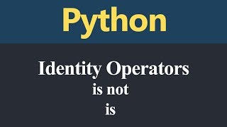 Identity Operators in Python (Hindi)