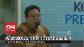 Larangan Kampanye di Medsos saat Masa Tenang