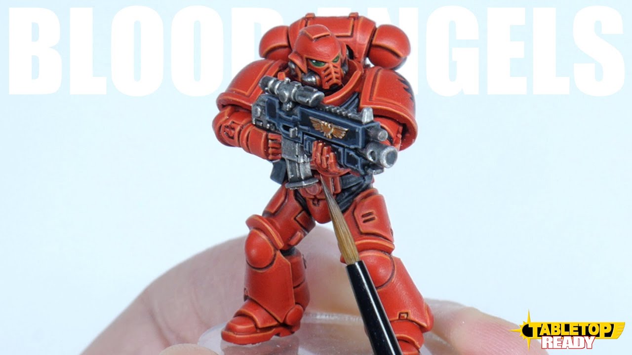 How To Paint Space Marines As Blood Angels For Warhammer 40,000 And ...