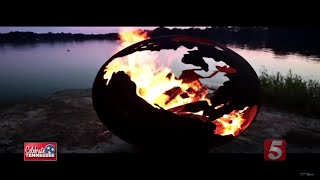 Local Man Creates Unique, Beautiful Fire Pits