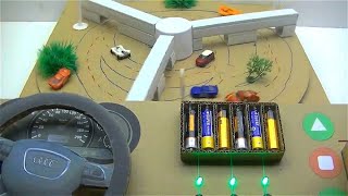 How to make a track car driving Desktop Game from Cardboard