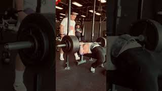 550lb body weight:205lb #powerlifting #gym #benchpress #motivation